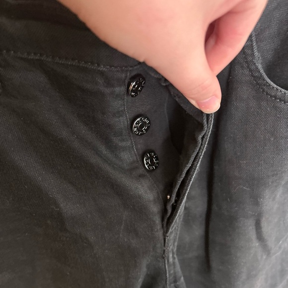 Acne Studios Town Stay Cash Jean Black Button Fly Men’s Size 33x34 - Picture 6 of 7